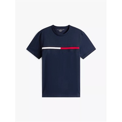 Embroidered Flag Logo T-Shirt