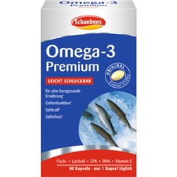 Омега-3 капсулы с лососем и рыбьим жиром, 90 ст