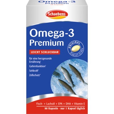 Омега-3 капсулы с лососем и рыбьим жиром, 90 ст