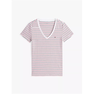 Stripe V-Neck Favorite T-Shirt
