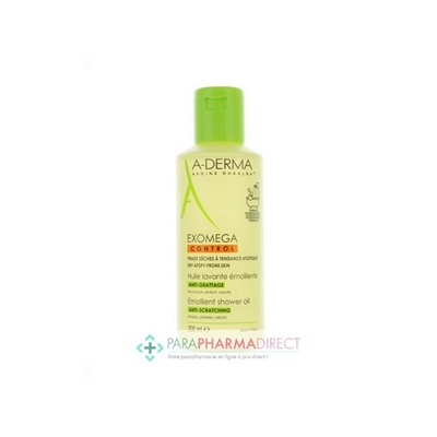 A-Derma Exomega Control Huile Lavante Emolliente Anti-Grattage 200ml
