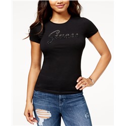 GUESS Embellished Logo T-Shirt