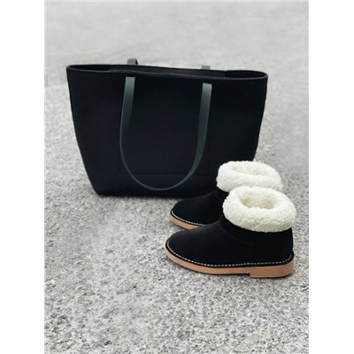 Ab.Zapatos UGY NEW R NEGRO+PELTRO (440)