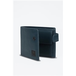 Cartera de piel Chief Índigo