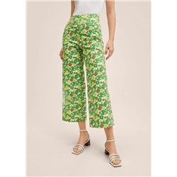 Pantalón culotte estampado -  Mujer | MANGO OUTLET Melilla
