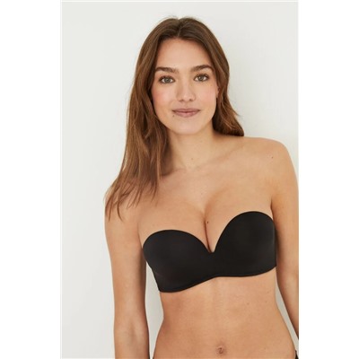 SUPERB Sujetador sin tirantes súper push up microfibra