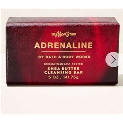 Men's  Adrenaline Shea Butter Cleansing Bar