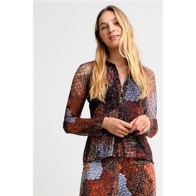 Camisa cenefas elástica