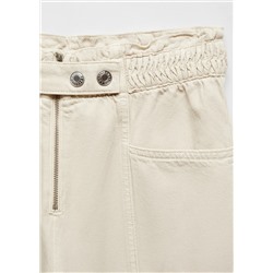 Jeans slouchy cintura goma