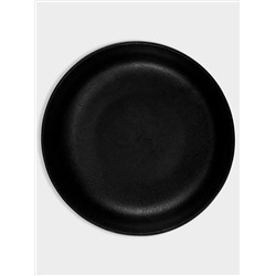 Салатник, 27х8 см, 2,5 л, фарфор P, черный, матовый, Caviar Black