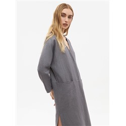 ПЛАТЬЕ-КАРДИГАН CAELI ИЗ 100% НАТУРАЛЬНОГО ЛЬНА