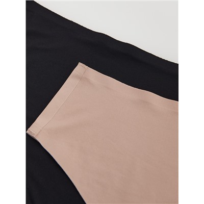 Nahtlose Tangas mit hoher Taille, 2er-Pack