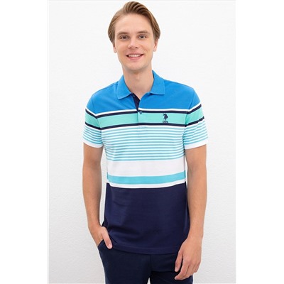 U.S. Polo Assn. Mavi Erkek T-Shirt G081SZ011.000.980502