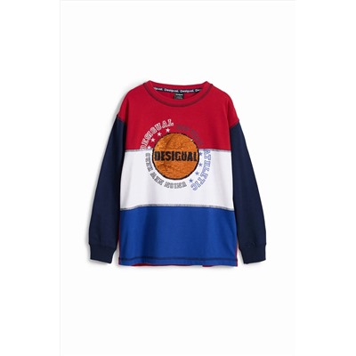 Camiseta baloncesto tricolor
