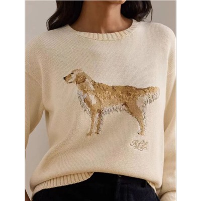 Женский повседневный свитер из хлопка  RALPH LAURE*N ОРИГИНАЛ!