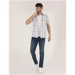 Mavi Regular Fit Kısa Kollu Gömlek