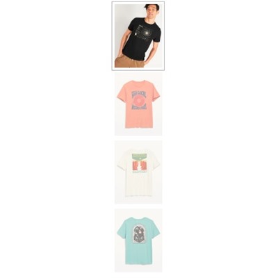 Soft-Washed Graphic T-Shirt for Men