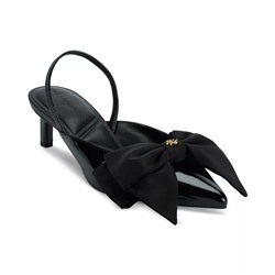 KARL LAGERFELD PARIS Women's Sharla Bow Slingback Pumps