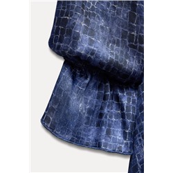 ZW COLLECTION SHORT DRESS WITH RUFFLES