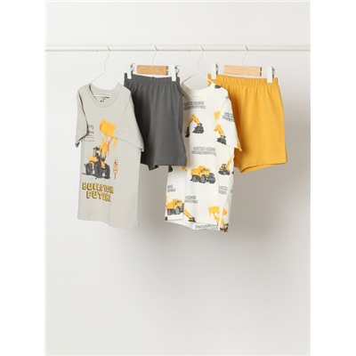 PACK OF 2 PRINTED PYJAMA SETS