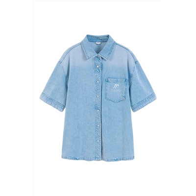 Camisa vaquera Azul claro