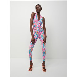 Gemusterter Jumpsuit