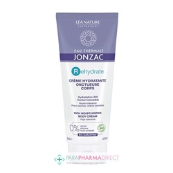 Eau Thermale Jonzac - Rehydrate - Crème Hydratante Onctueuse Corps BIO 200ml