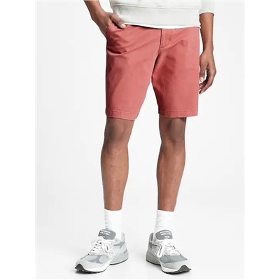 10" Essential Khaki Shorts