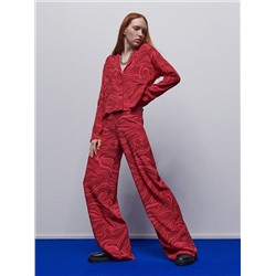 Hose aus Viskose mit Muster