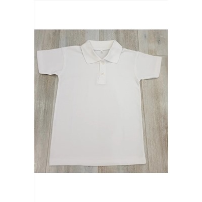 moonsher Polo Yaka Okul T-shirt Unisex Kısa Kol Pamuk SER-OKL005