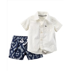 2-Piece Shirt & Short Set