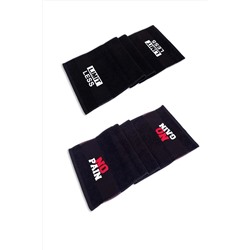 VevienHome Limitless - No Pain No Gain 30x100 Cm %100 Pamuklu 2'li Spor Havlusu Fitness Gym Golf Boks Havlusu SPRHAV00023