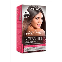 Estuche de alisado queratina Anti-Frizz Xtreme care - 3 productos