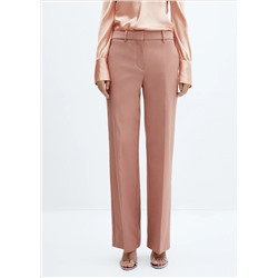 Pantalón recto tiro alto