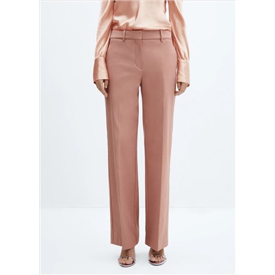 Pantalón recto tiro alto