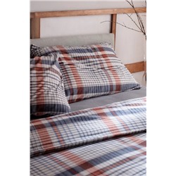 Boussy King Size %100 Pamuk Flanel Nevresim Takımı - Lacivert