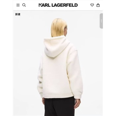 Женская толстовка худи из шерпы  KARL LAGERFEL*D ОРИГИНАЛ! 😎