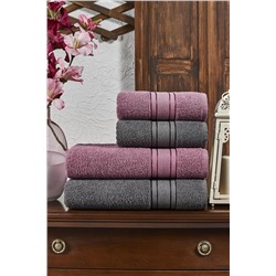 B2B Plus Banyo Havlu Seti Hamam Takımı 4'lü HAVLUSETİ01