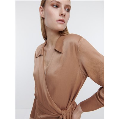 Wickelkleid aus Viskose