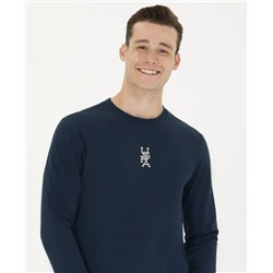 Erkek Lacivert Sweatshirt