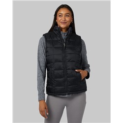 WOMEN'S REVERSIBLE SHERPA-LINED VEST