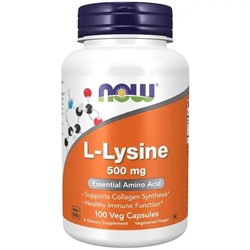 L-Lysine 500 mg 100 cap NOW