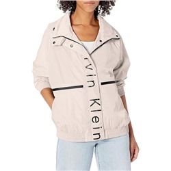 Visit the Calvin Klein Store Calvin Klein Women's Lightweight Water Resistant Everyday Windbreaker
