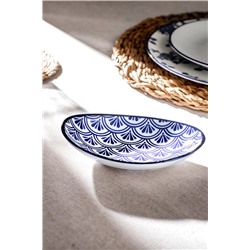 Rêve Bleu Belfort New Bone China Oval Tabak
