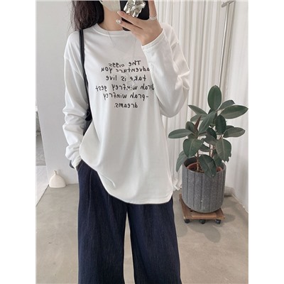 Женский утепленный лонгслив  Модель овер