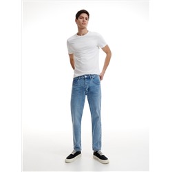 Jeans im Carrot-Fit mit kurzem Bein