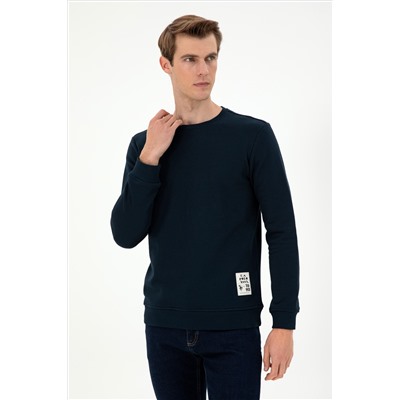 Erkek Lacivert Sweatshirt