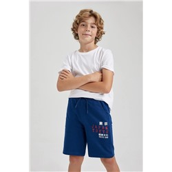 Defacto Erkek Çocuk Regular Fit Sweatshirt Kumaşı Şort B1313A823HS
