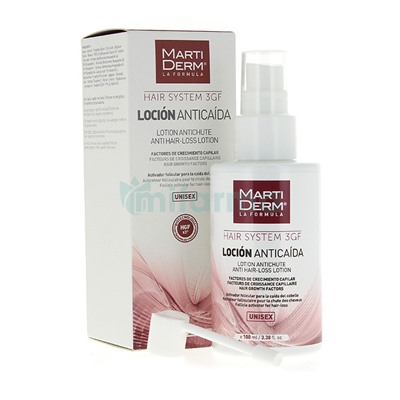 Martiderm Hair System 3GF Locion Anticaida Unisex 100ml