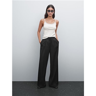 Top knitted straps lace